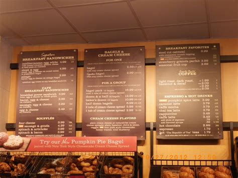 panera bread near menu.